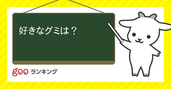 投票 好きなグミは Gooランキング